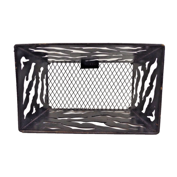 VTG Perfume Gift Basket Vanity Storage Bronzed Metal Cut Outs Ornate Regency 9" - Picture 5 of 9